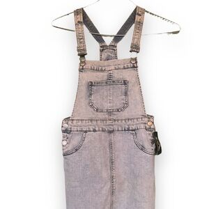 Art Class Light Blue Denim Overall Dress